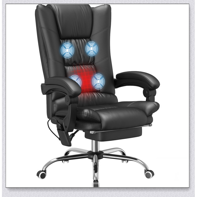 Chaise de bureau Vinsetto Vibration Massage