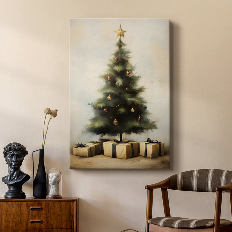 Art des Fêtes de Noël - série 2-CXIV - galerie sur mesure, H 27 po x l 18 po