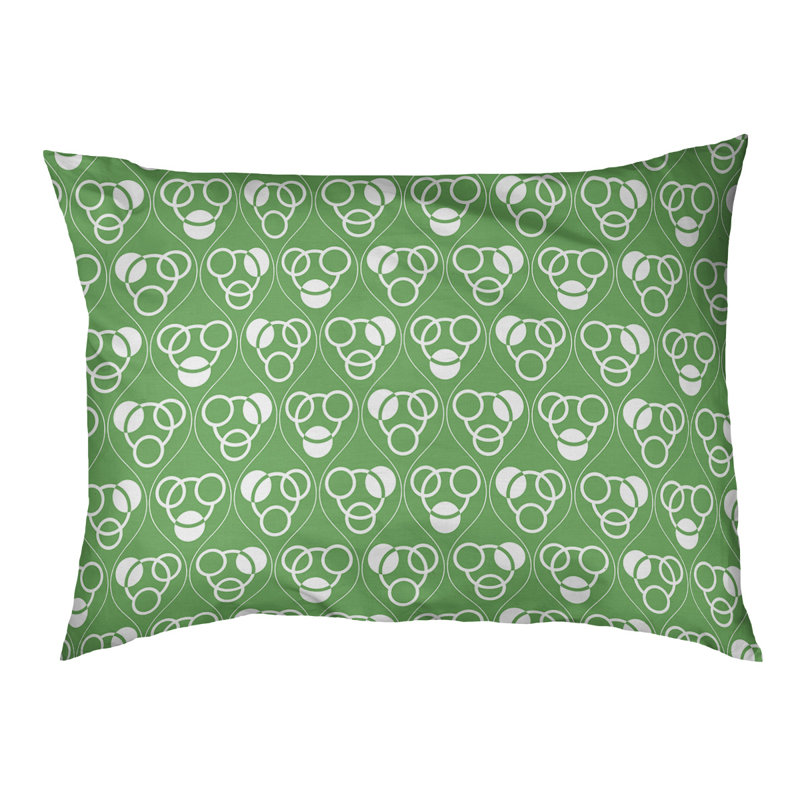 Coussin pour chien Chen, Petit (l 28 po x P 6 po x H 18 po), Vert gazon