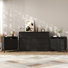 Meserve 3-piece Bedroom Set - 6 Drawer 47.2" W Double Dresser & 2 3-drawer Nightstand Set With Charging Station