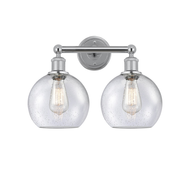 Éclairage pour meuble-lavabo à 2 lumières à intensité variable Ellington, Chrome poli