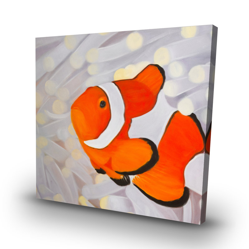 Clownfish - 32"x32" art on canvas