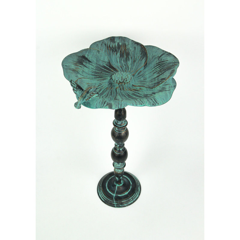 Aaisha Metal Sundial Birdbath