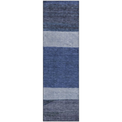 Premium Machine Washable Brennon AMF1624 Stripes Rug