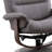 Rahima 34" W Upholstered Swivel Manual Recliner with Ottoman -427448520