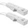 WBM Smart Extension Cord Socket 5.9 ft 10 A, Power Strip with 2 USB Ports and 1 Type C Plug