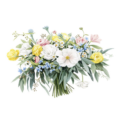 Ashton's Bouquet by Grace Popp - Wrapped Canvas Print