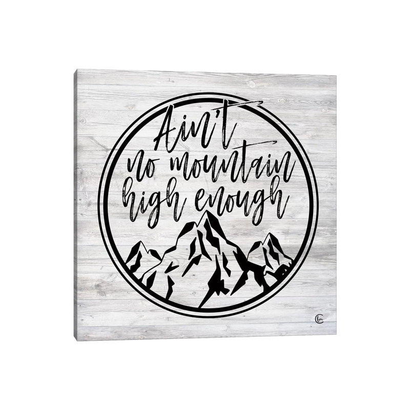 High Enough - Print on Canvas, Wrapped Canvas, 93.98cm H x 93.98cm W x 1.91cm D