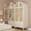 Armoire simple en rotin de style américain à double porte-112400210