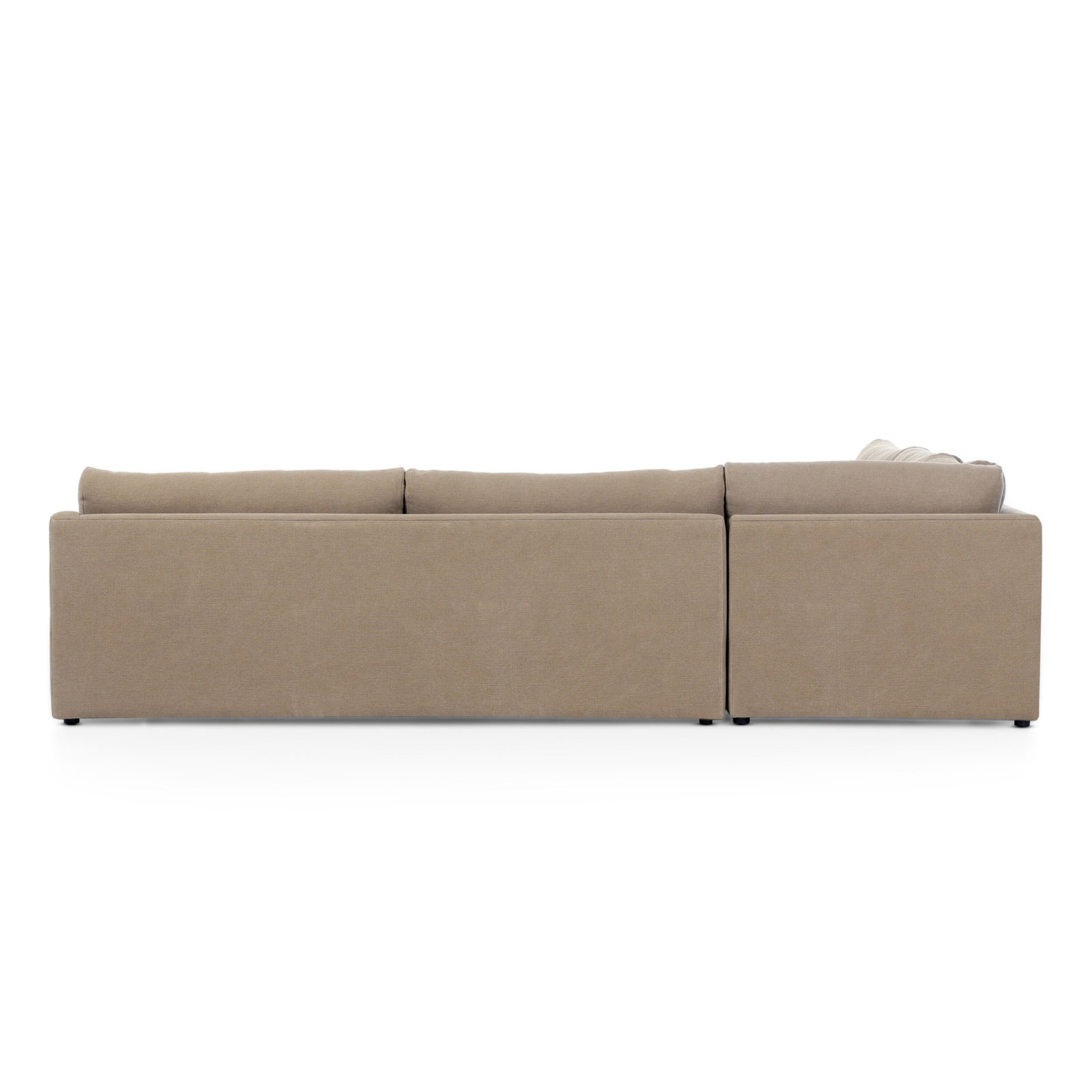 Aurelia 3-Piece Sectional, Broadway Canvas Linen