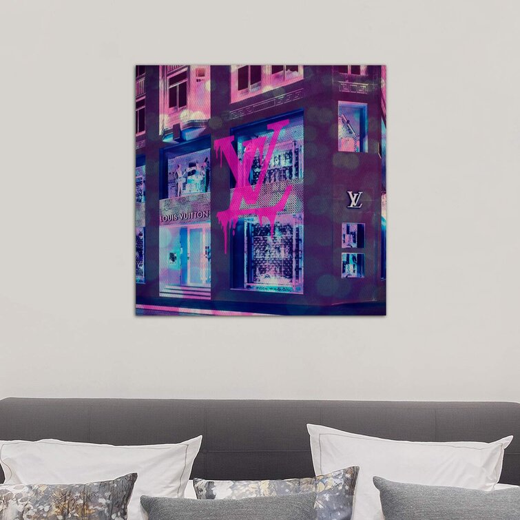 Vintage Louis Vuitton by 5by5collective - Painting Print East Urban Home Format: Wrapped Canvas, Size: 8 H x 12 W x 0.75 D