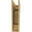 New Brighton cèdre brut grain de bois TimberThane Corbel, apprêté brun clair-88292432