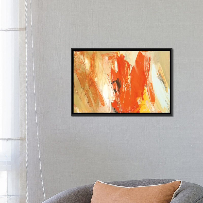 «Tree changements», reproduction sur toile, H 18 po x l 26 po x P 1,5 po, Toile avec cadre flottant noir, Pas de tapis