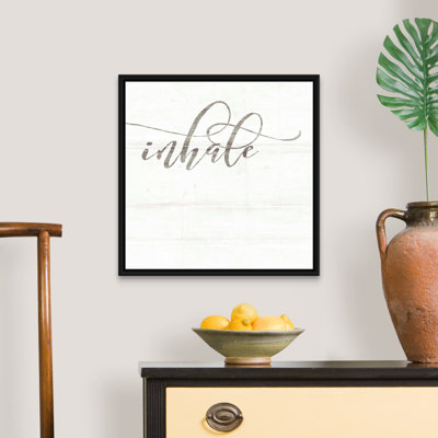" Inhale " Mixed Media Print