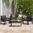 Myrtlene 4-Person Outdoor Seating Group with Cushions -584570445