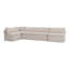 Fable Slipcover Dining Banquette U-Shape Beige 121In-32950351-32950339