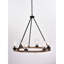 Nishimura 27" W 6-Light Wagon Wheel Chandelier