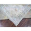 Tapis angus en laine noué à la main bleu acier 9 pi 10 po x 9 pi 10 po Angora Oushak 0134460D5A364F84887EC769A0FA35A8
