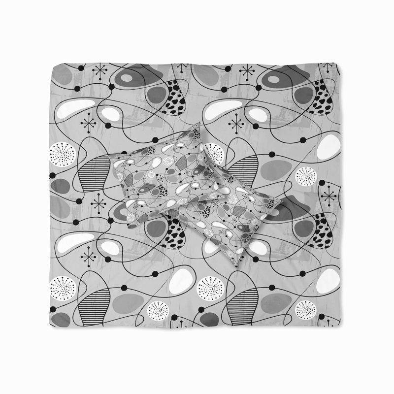 Polyester Duvet Cover, Twin Duvet Cover + 1 Standard Sham