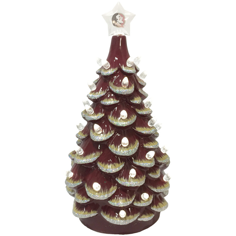 Arbre en céramique NCAA College Spirit, FSU Seminoles