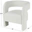 Fauteuil d'appoint rond rond en polyester Rayisha