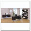Cappuccino 5-drawer Credenza with Open Shelving