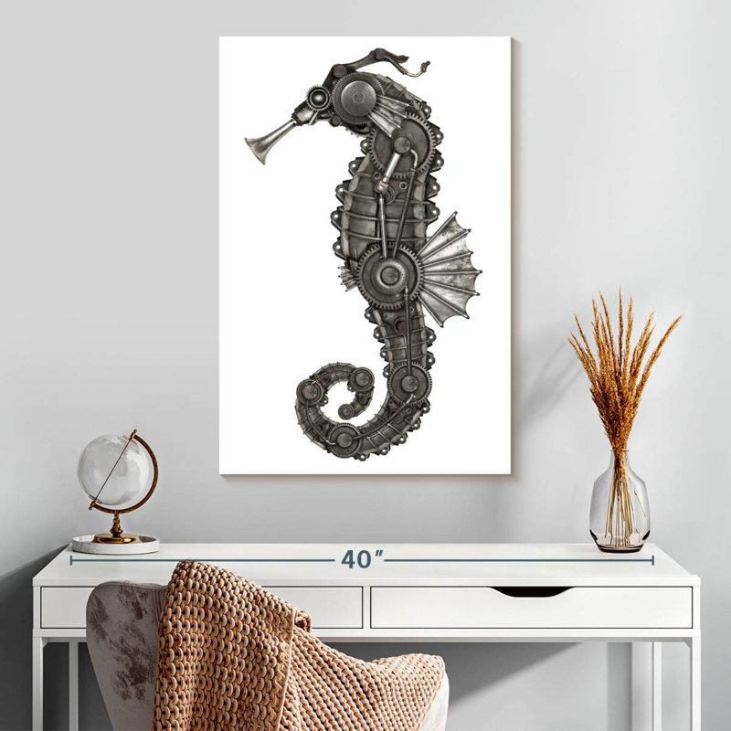 Brampt Steampunk Seahorse, 30" H x 20" W