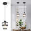 Luminaire suspendu tambour moderne en cristal 1 lumière Levona-2078767298