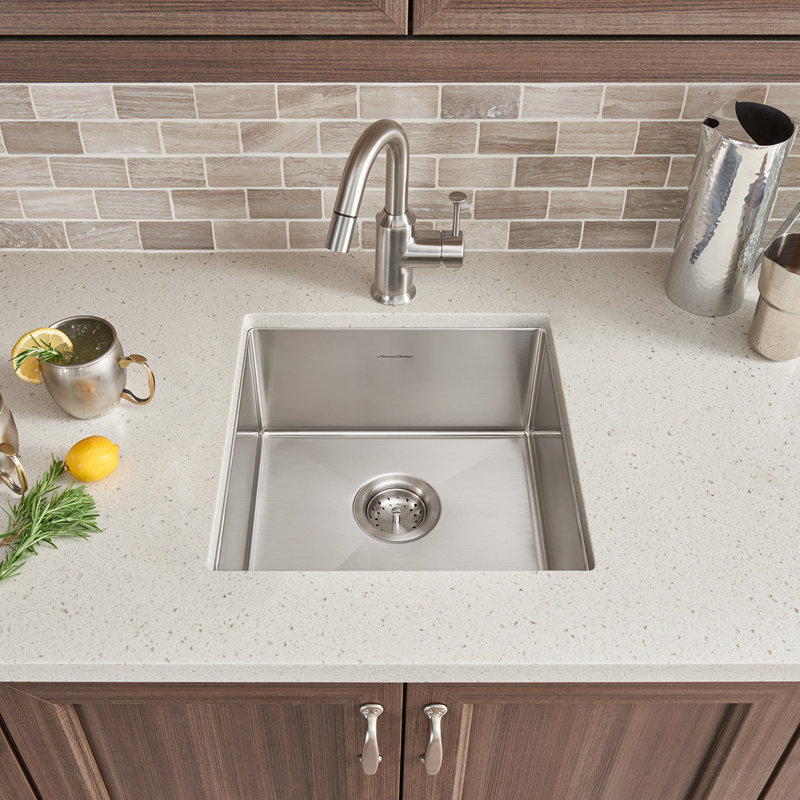 Pekoe 17'' L Single Bowl Stainless Steel Kitchen Sink