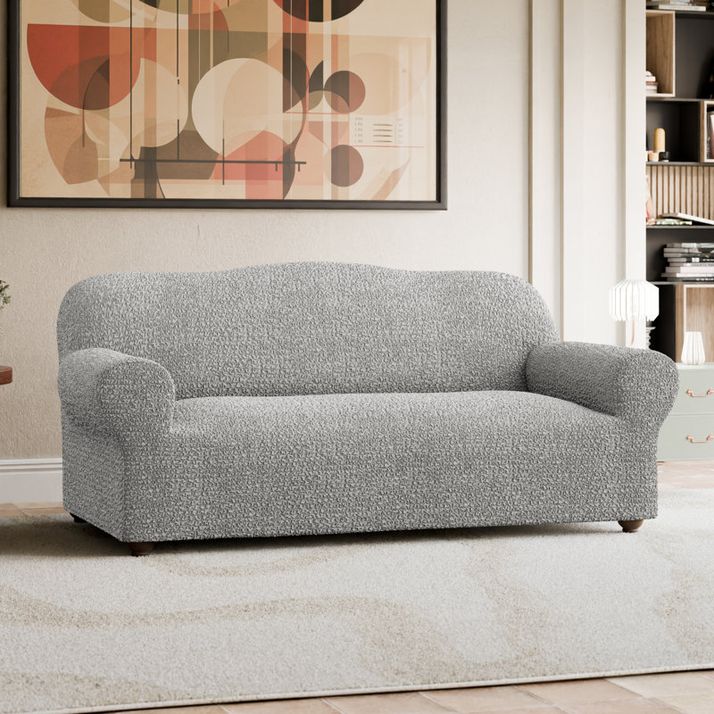 Housse extensible pour canapé 3 places - Style italien et qualité supérieure - Collection CottonRich, Chameau