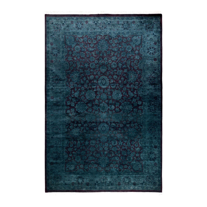 Ivaila One-of-a-Kind 4' 2" X 6' 4" Hand Knotted Area Rug