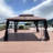 Outdoor Patio Gazebo Canopy Tent With Ventilated Double Roof And Mosquito net(Detachable Mesh Screen On All Sides),Suitable for Lawn, Garden, Backyard and Deck-116010918-116010919