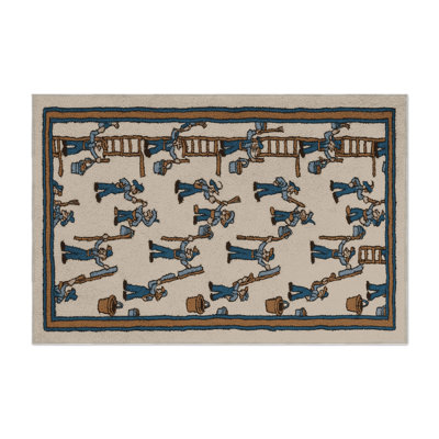 Tapis intérieur et extérieur beige Transport