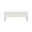 Banc de rangement moderne en lin avec repose-pieds pour chambre à coucher avec rangement spacieux et siège confortable-128632725