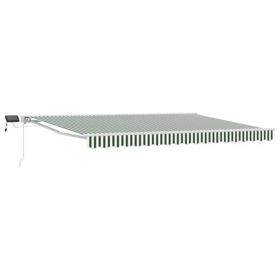VidaXL Polyester Cover Retractable Patio Awning