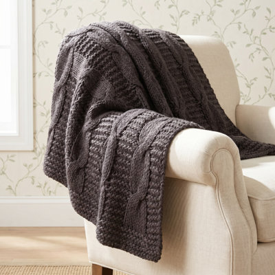 Wildomar Cotton Knit Throw Blanket