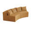 Canapé modulaire courbé avec quatre coussins Boneless-645028315