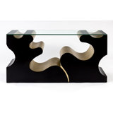 61'' W Glass Console Table