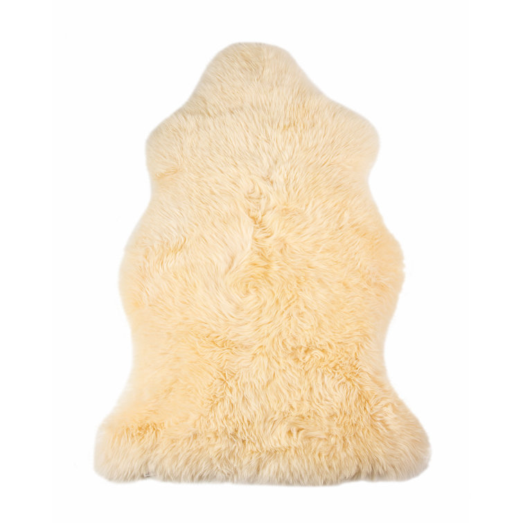 Izola Sheepskin Animal Print Indoor Rug
