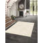 Tiffany Smooth Low Pile Semi-Plain Cream Rug-23990147