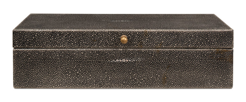 Gatsburg Handmade Decorative Box, Gray