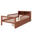 Lit simple avec rangement intégré pour la tête de lit et deux tiroirs sous le lit-1615546574