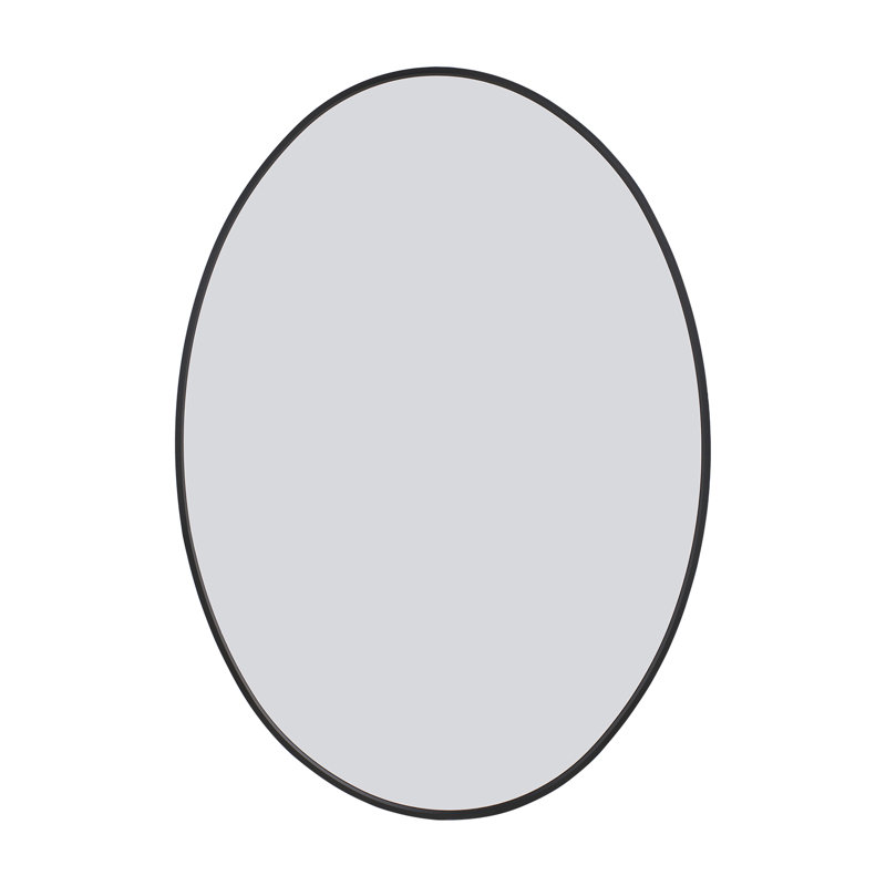 Round Wall Makeup / Shaving Mirror, 60cm H x 40cm W
