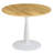 35" Round Desktop Tapered Pedestal Base Petite Dining Table-630122504-630122511-630122505