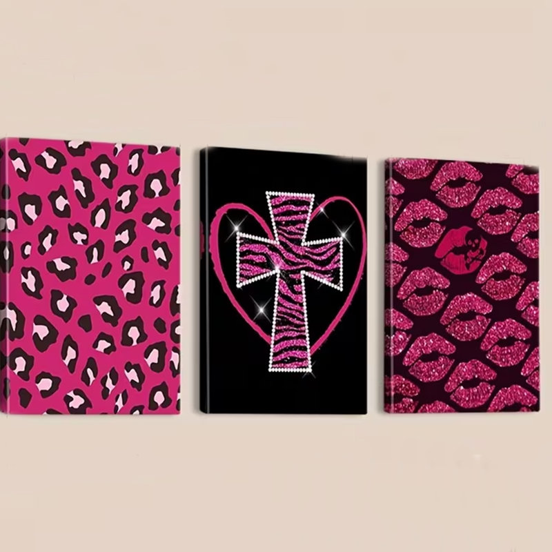 3 Piece Wrapped Canvas Print, 45 cm H x 30 cm W