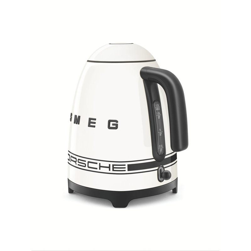 Bouilloire électrique 7 tasses PORSCHE X Smeg, Blanc de Carrare