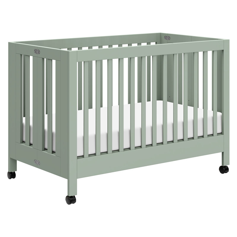 Lit de bébé portatif convertible Maki 2-en-1, Vert