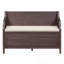 Banc de rangement multifonctionnel en bois pour hall d'entrée avec charnière de sécurité-744964125