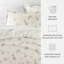 Ensemble de housse de couette 3 pièces à motif ultra doux - Serenity-128498596-128498593