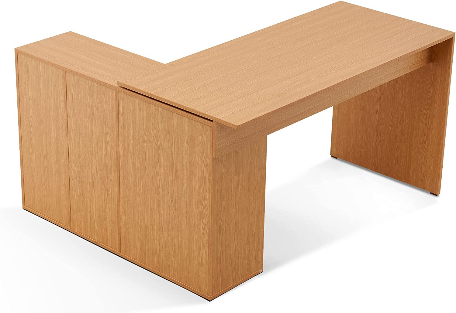 Latitude Run® Eujin 53'' W LShaped Executive Desk Writing Desk with Wayfair Canada